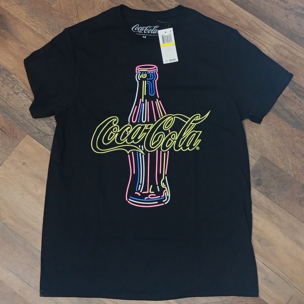 Coca-Cola T-shirt.